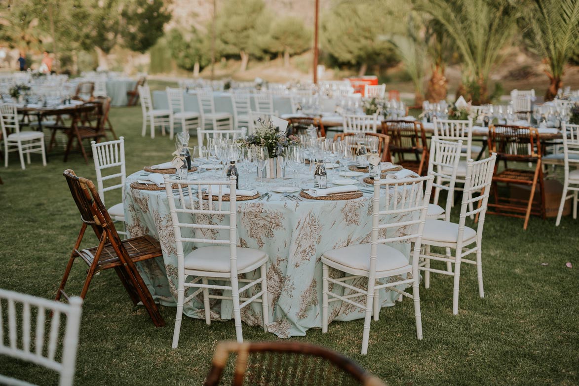 Decoración y Mantelería para Bodas Civiles Yeguada La Gloria Wedding Spain