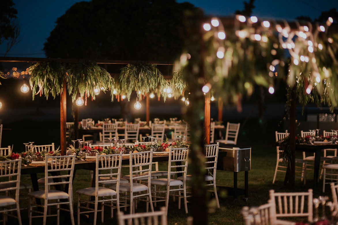 iluminación para Bodas Granja