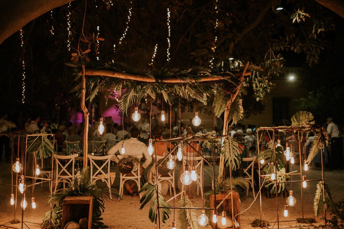 Empresas de decoración con Luces para Bodas en Alicante 