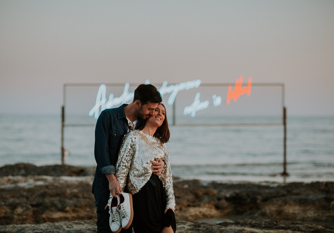 Fotografos de Pre Boda Alicante Neones para Bodas