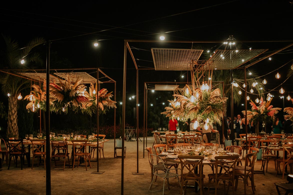 decoración para Bodas Boho Chic e Industrial