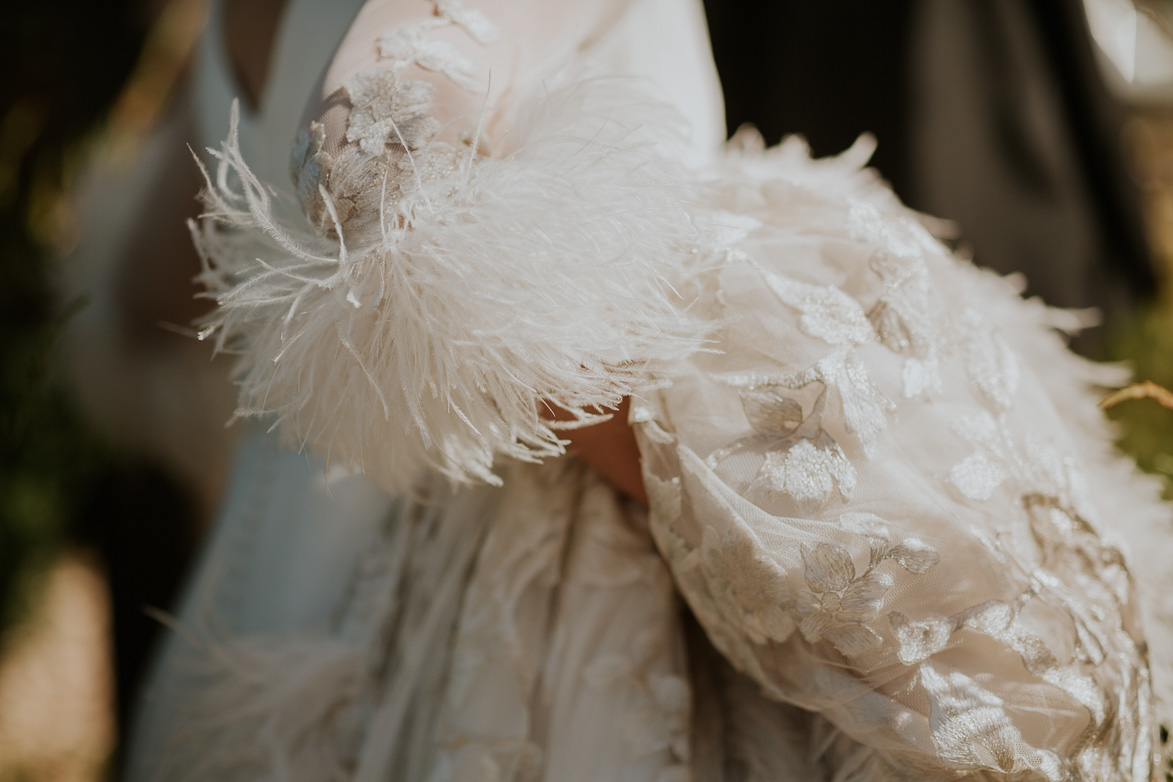 Vestidos de Novia con Plumas