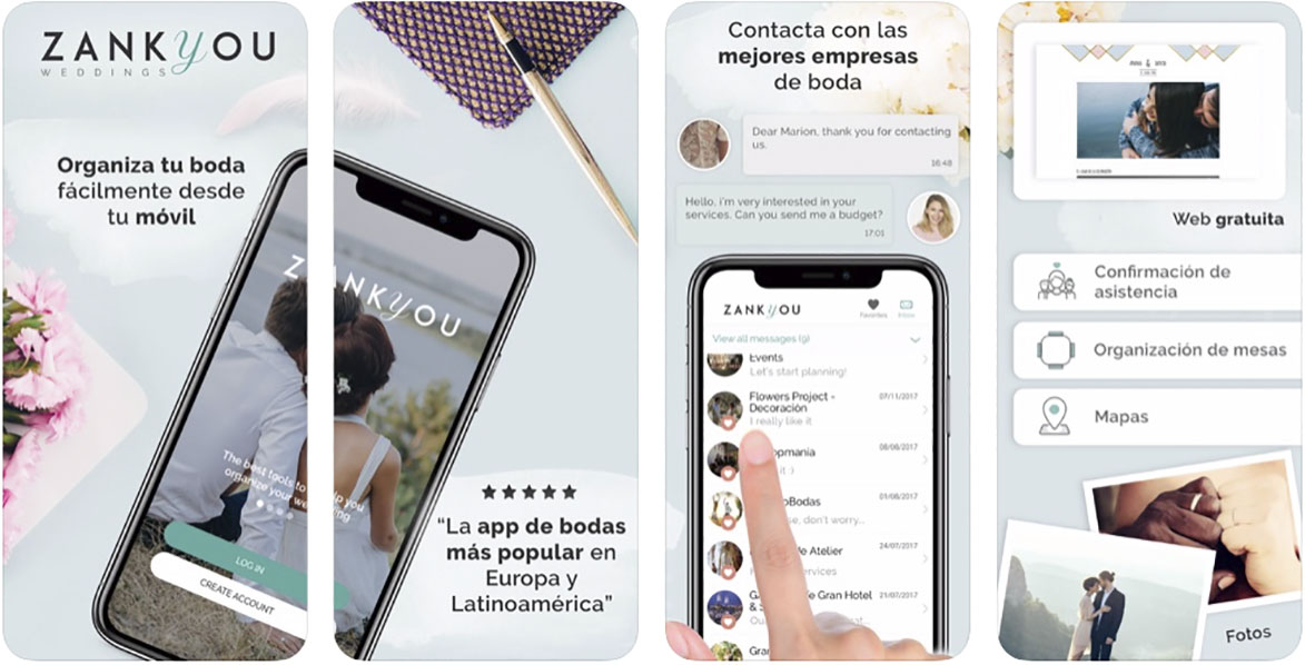 10 apps imprescindibles para organizar tu boda Zankyou