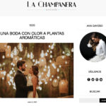Publicación en La Champanera Boda Silvia & Xavier