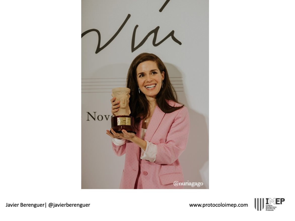 Fotos de Prensa Premios Azorín Nuria Gago