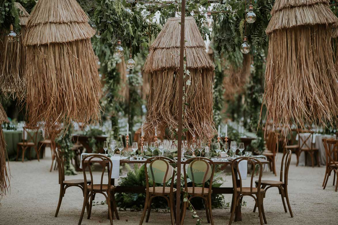 Decoración de Bodas con silla thonet