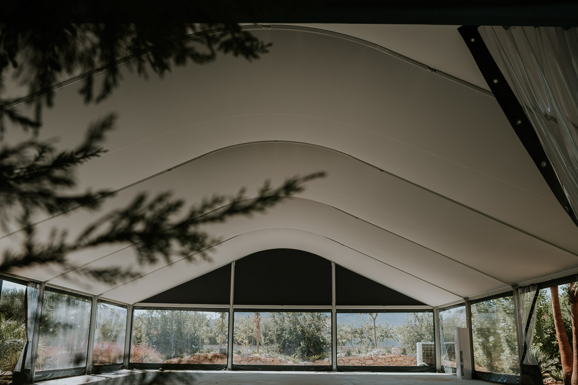 Carpa para Bodas en Jardines de Gaeleo