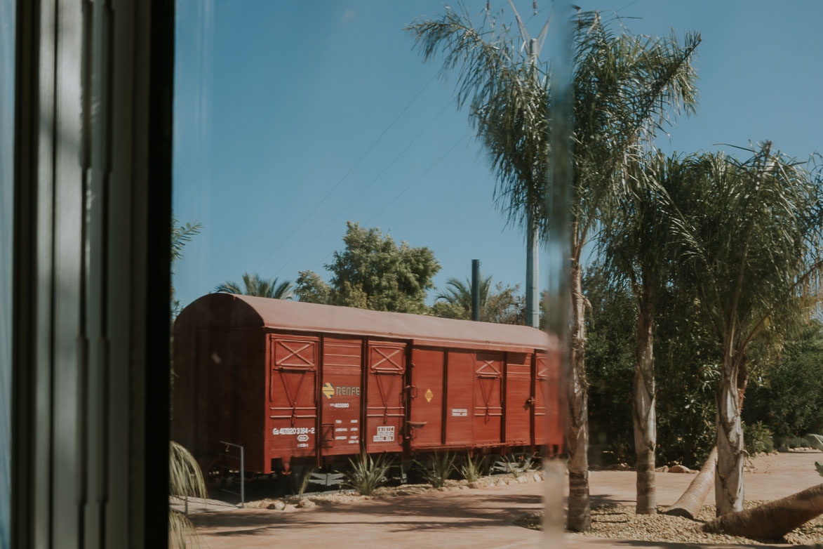 Vagon de Tren Restaurado Jardines de Gaeleo