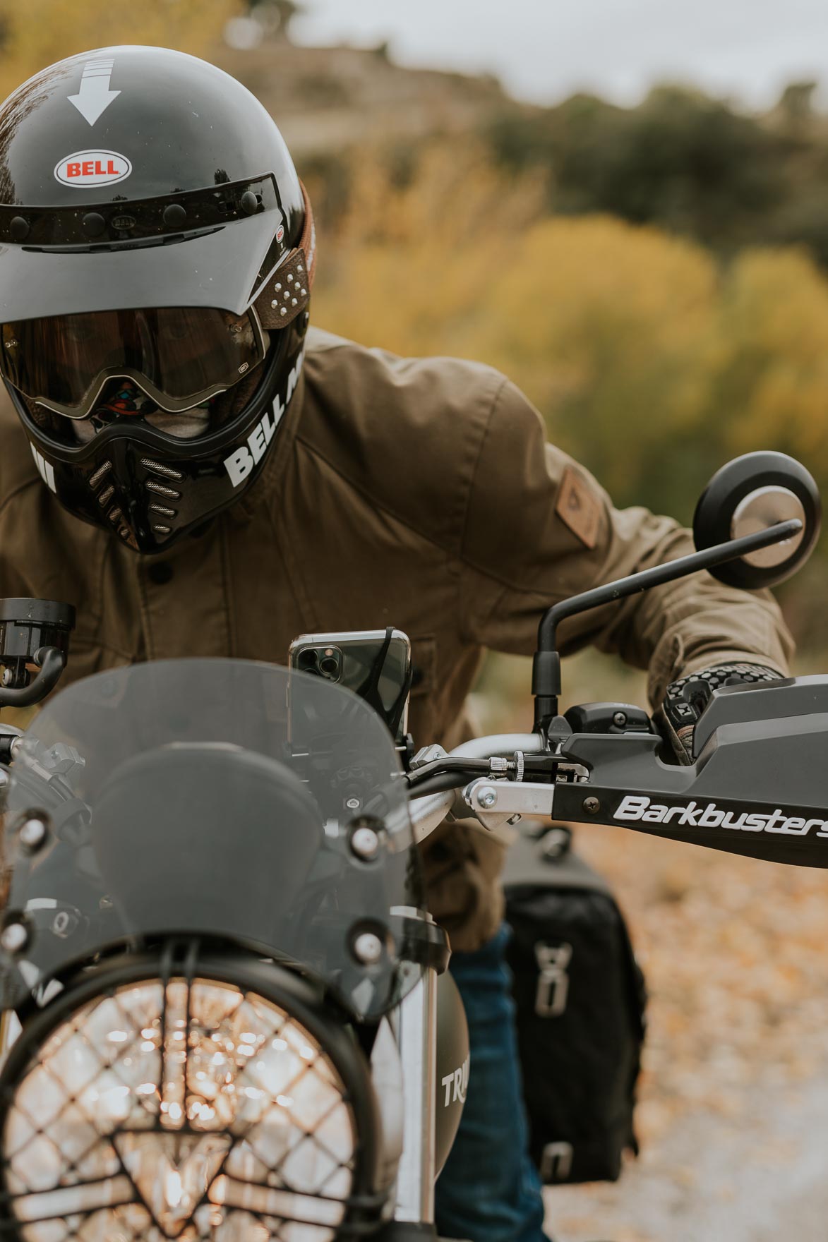 Triumph Street Scrambler Barkbusters