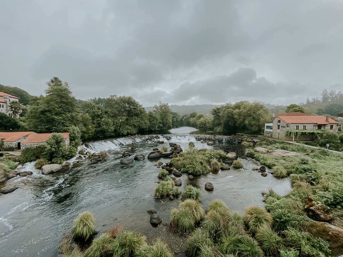 Viaje en Moto Triumph Scrambler Ponte de Maceira