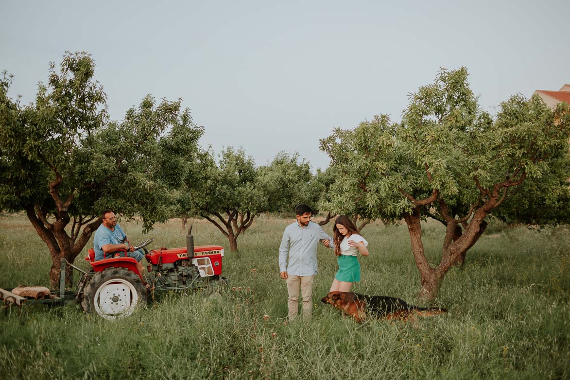 Pre-Boda con Tractor en Murcia