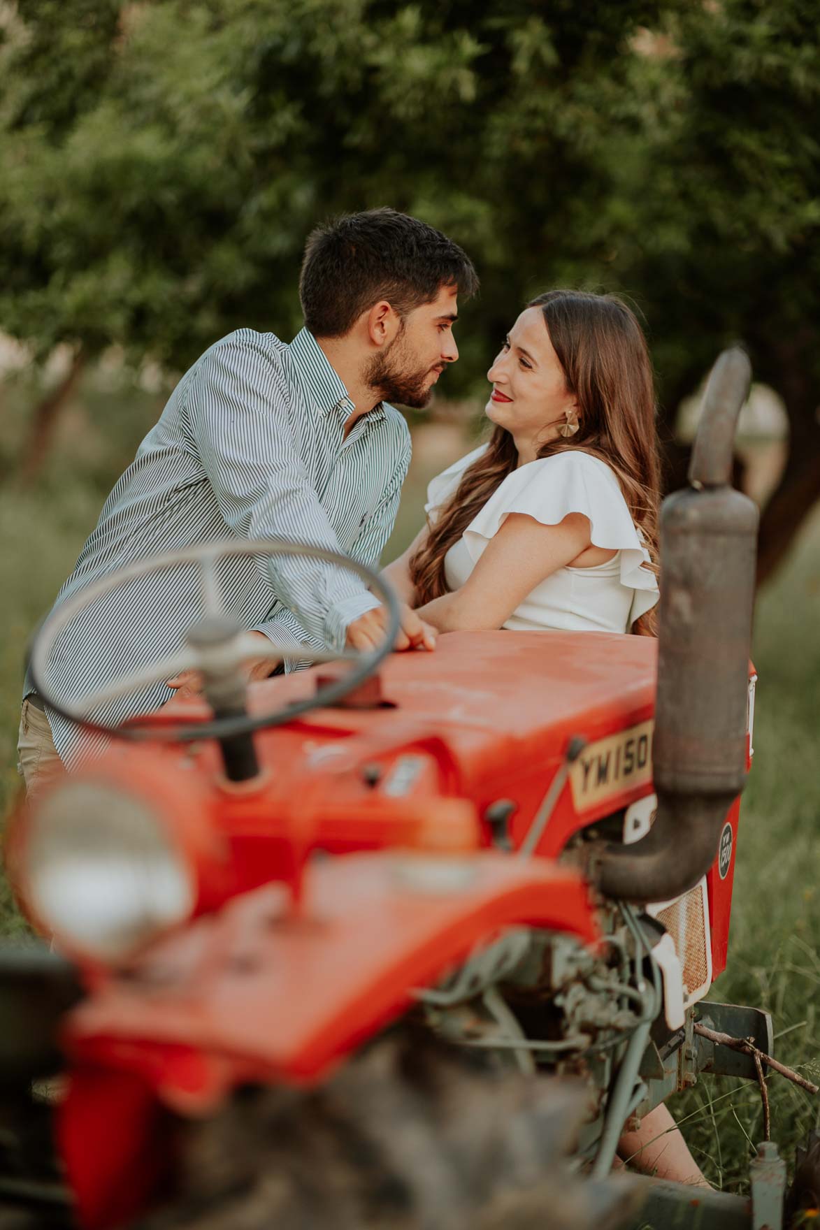 Pre-Boda con Tractor en Murcia