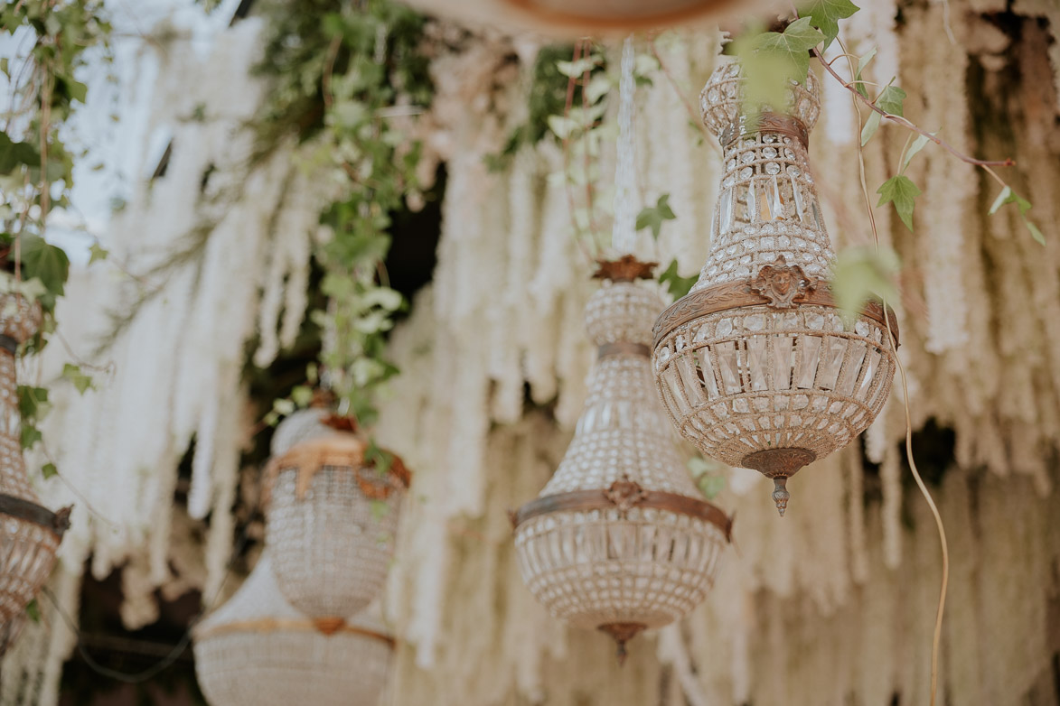 lamparas de cristal para Bodas