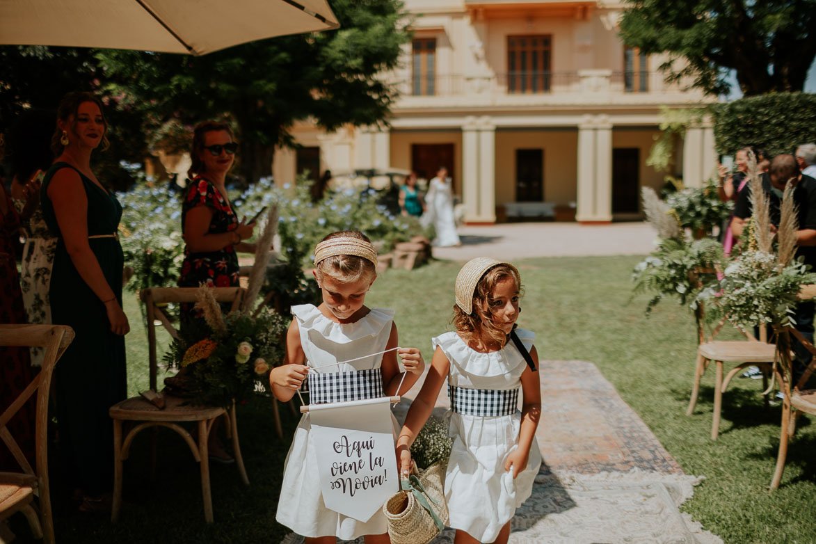 Niñas en Bodas Huerto de San Vicente