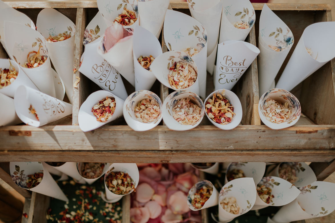 Conos de Arroz Boda