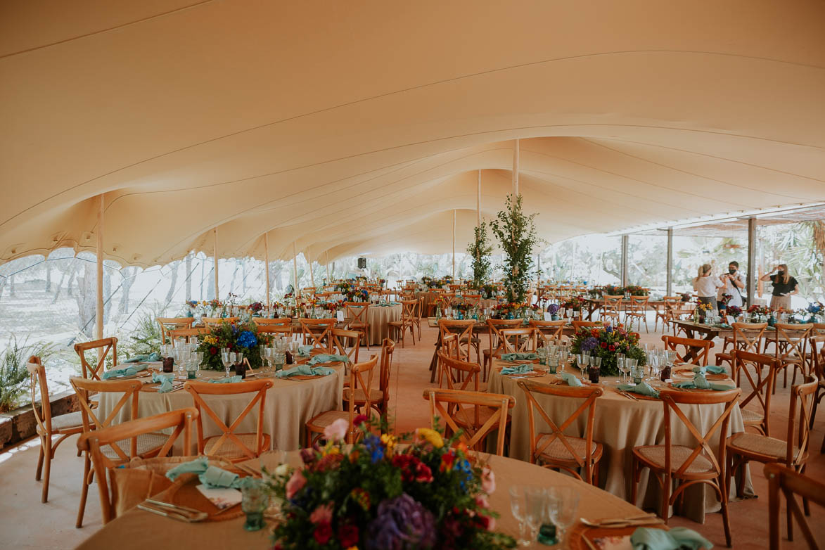 Decoración de carpa Beduina en Bodas