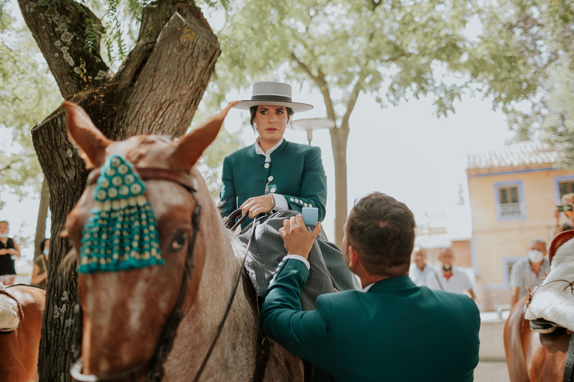 Pedida de Mano en Boda con Caballos