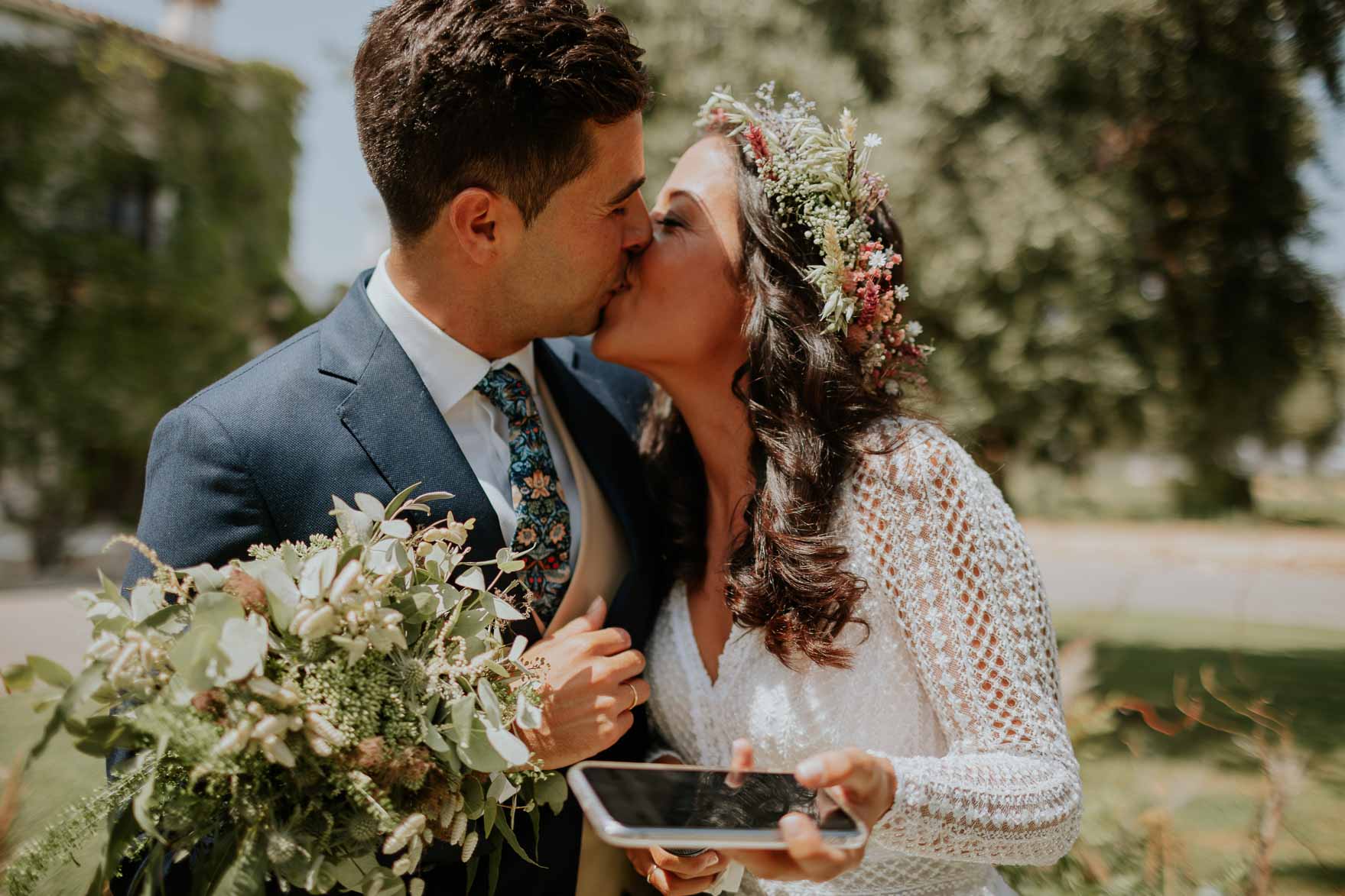 Corona de Flores para Bodas