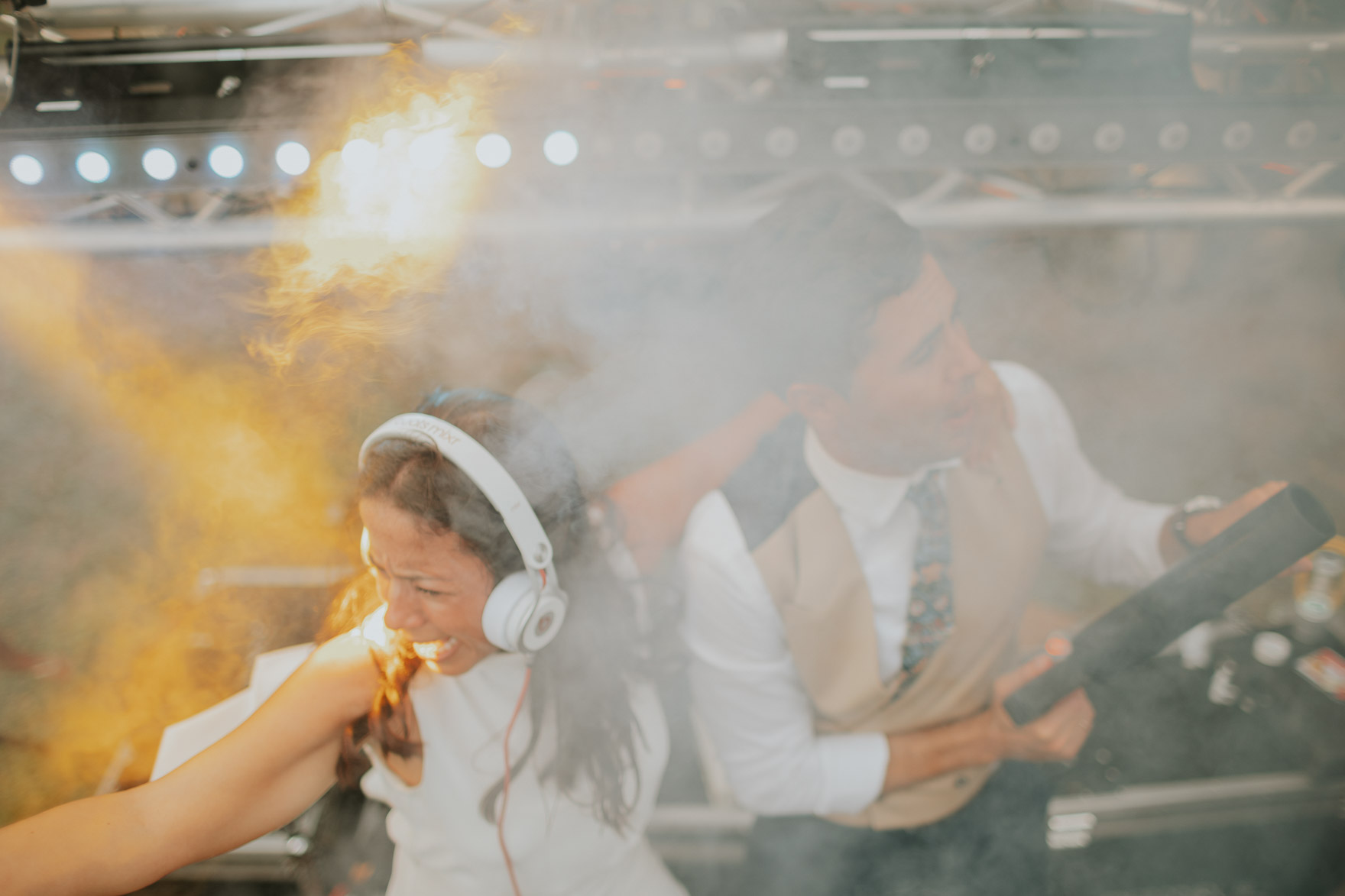 Novios DJ en su Boda