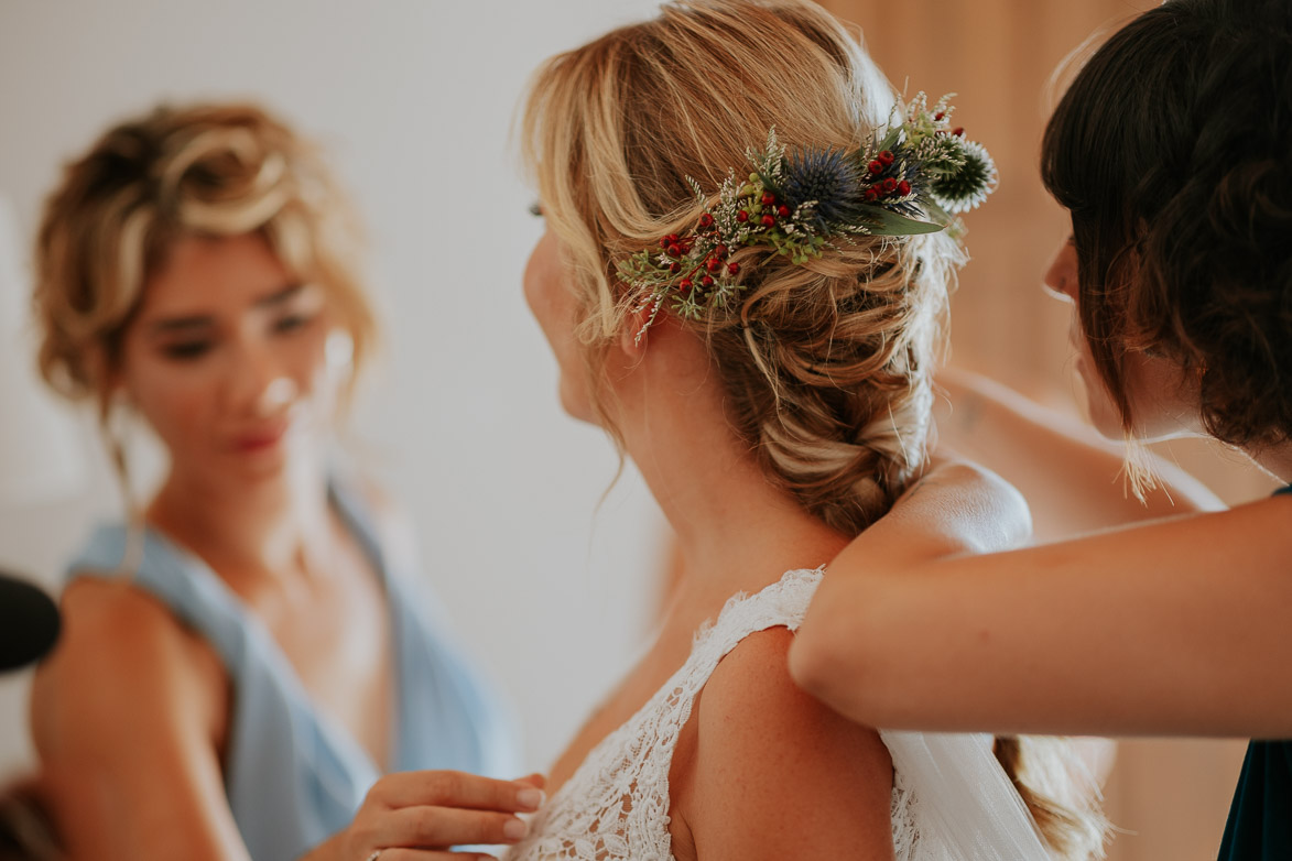 Trenzas en Bodas