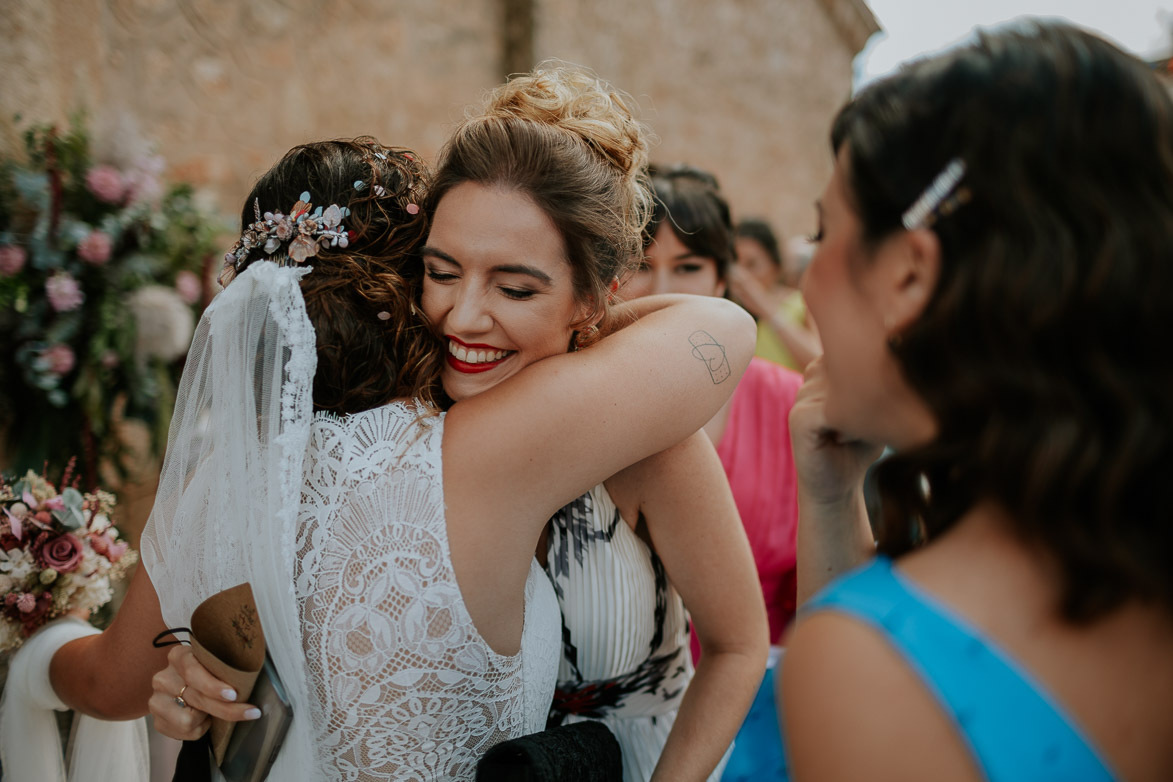 Abrazo a Joaquina Amiga de la Novia