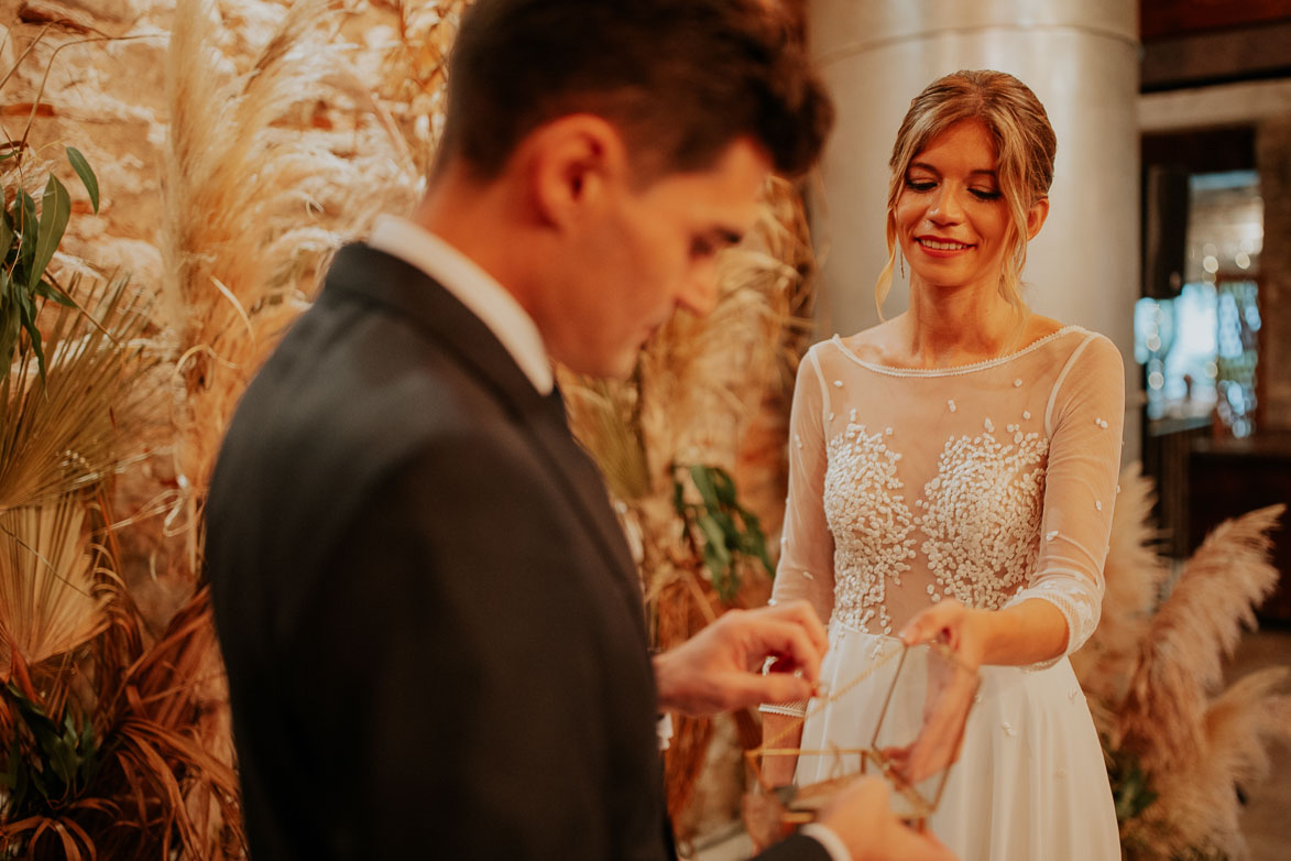 como es el momento de poner los Anillos en Boda