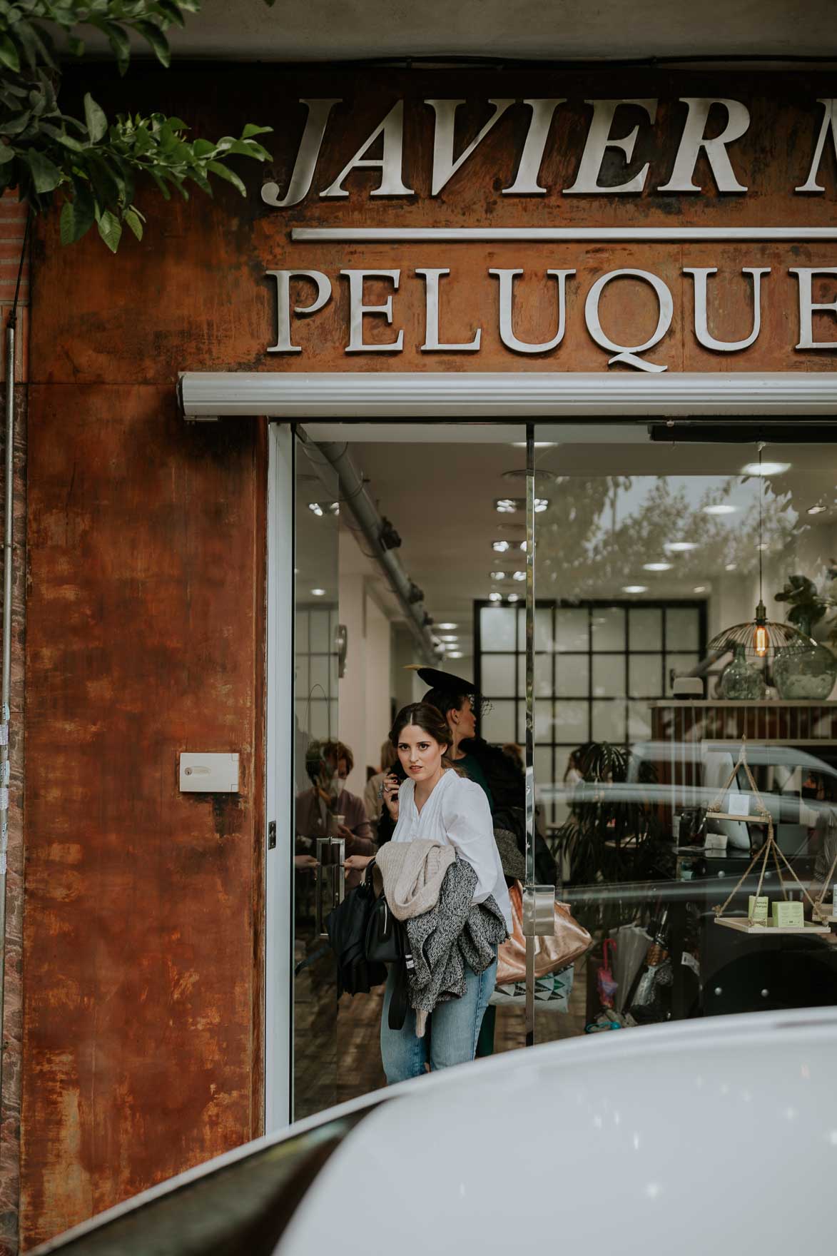 Novia en Peluqueria de Javier Mas Crevillente