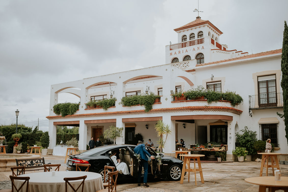 Llegada Novia a Finca Maria Ana Elche