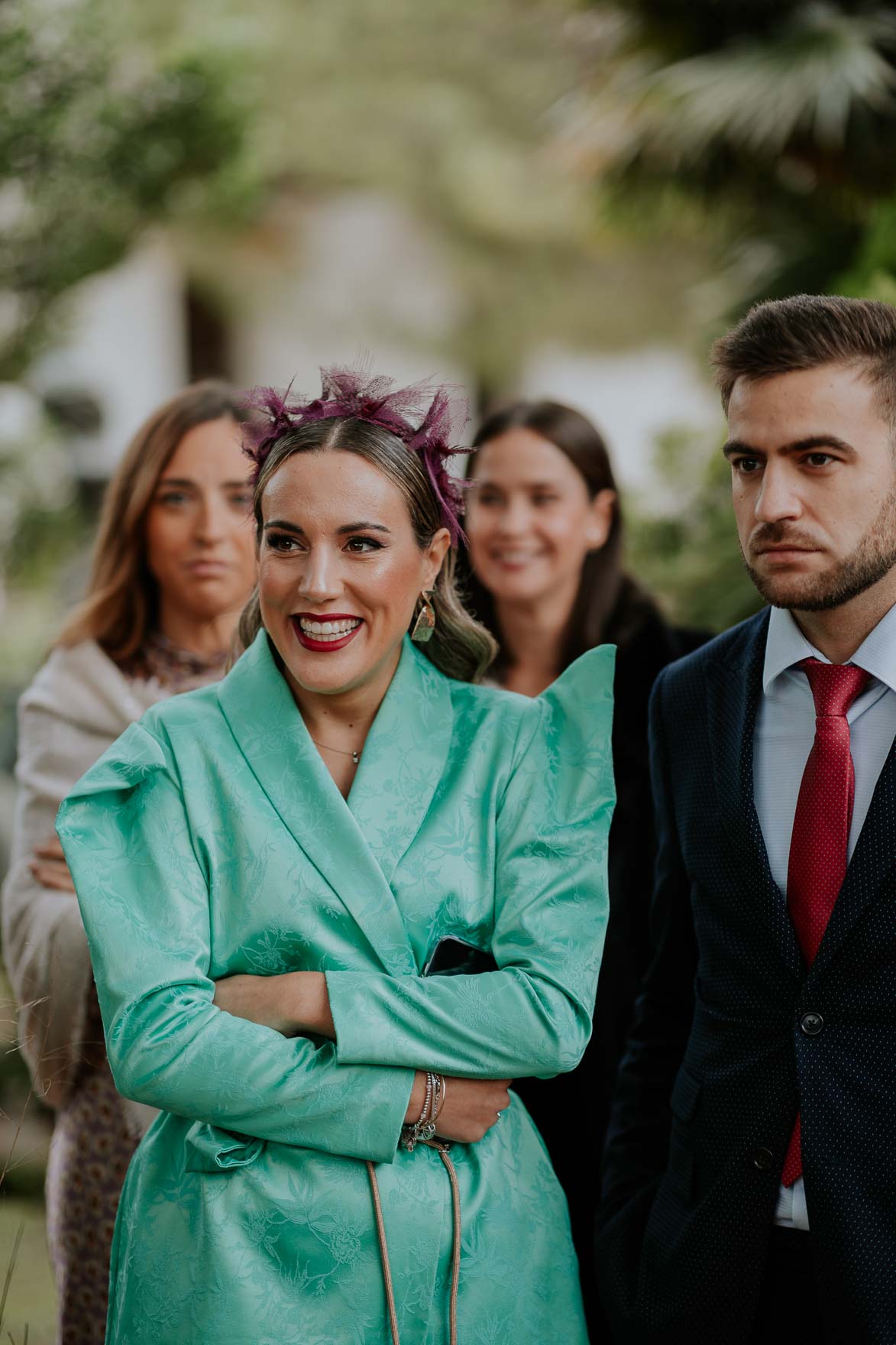 Invitada con vestido de Coosi