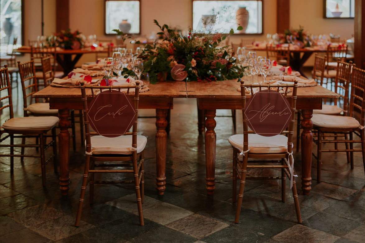 Salon de restaurante La Finca Decorado AriannaPe Wedding