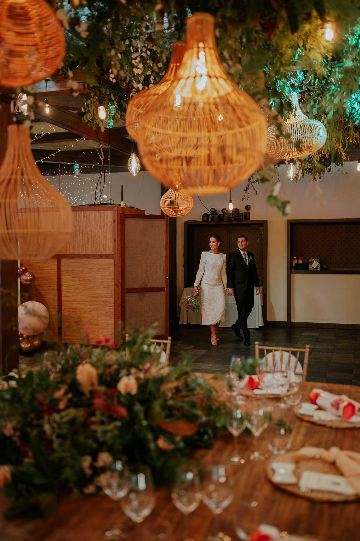 Fotos decoracion de Bodas con lamparas en La Finca de Susi Diaz