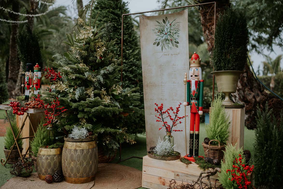 Ideas para decoración en Bodas de Navidad