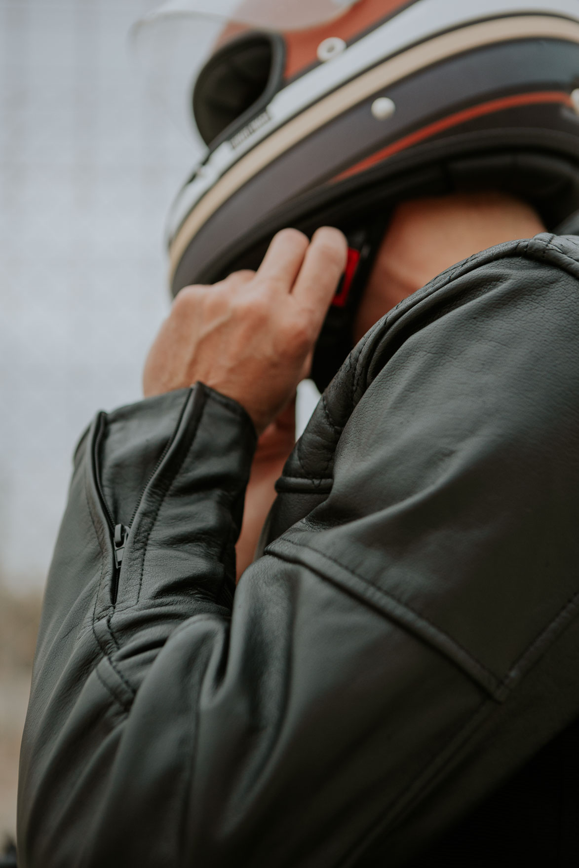 Casco de Moto Vintage