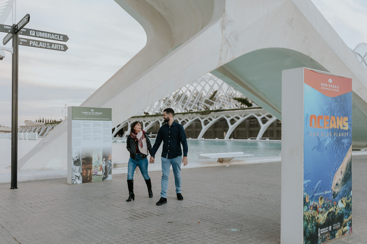 Fotos de Preboda en Ciutat de les Arts Valencia