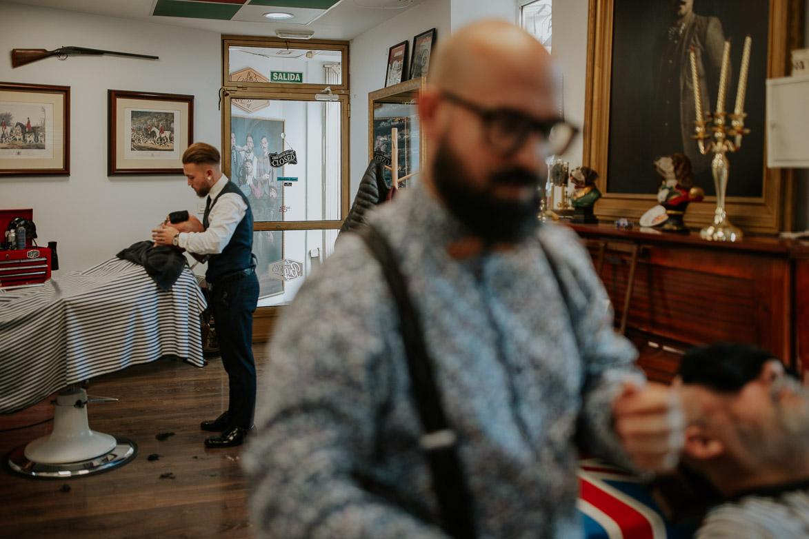 Fotos de Boda en Barberia Los Tres Bigotes