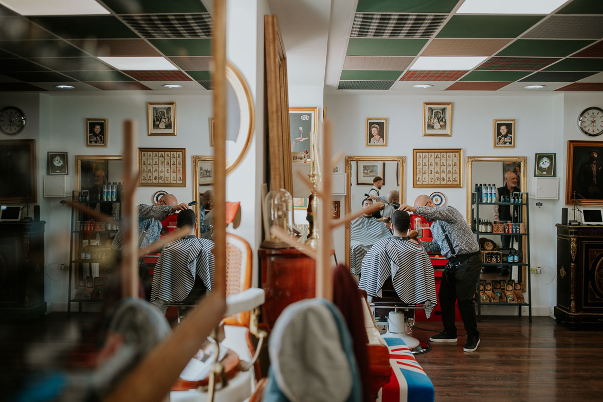 Fotos de Boda en Barberia Los Tres Bigotes