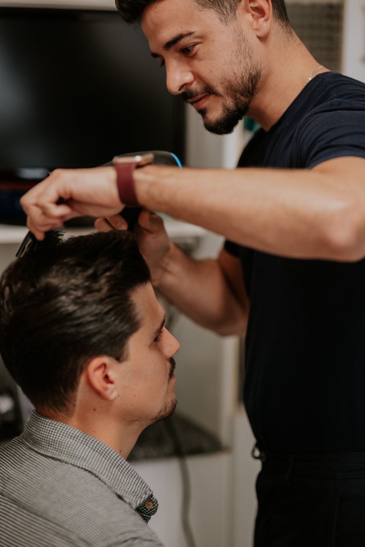 Preparativos Barbero de Boda