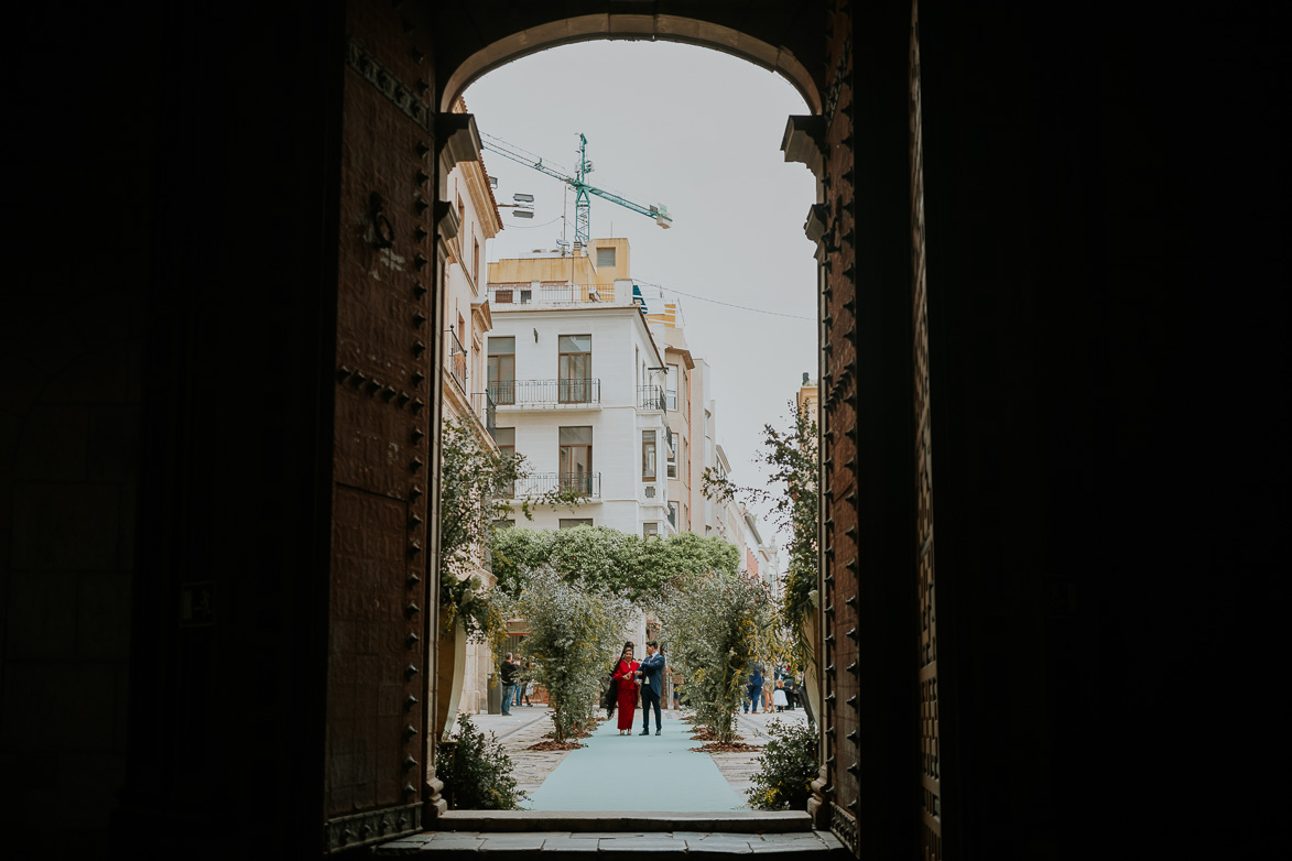 Decoracion de Boda con Arboles en Catedral de Murcia by David de Sant