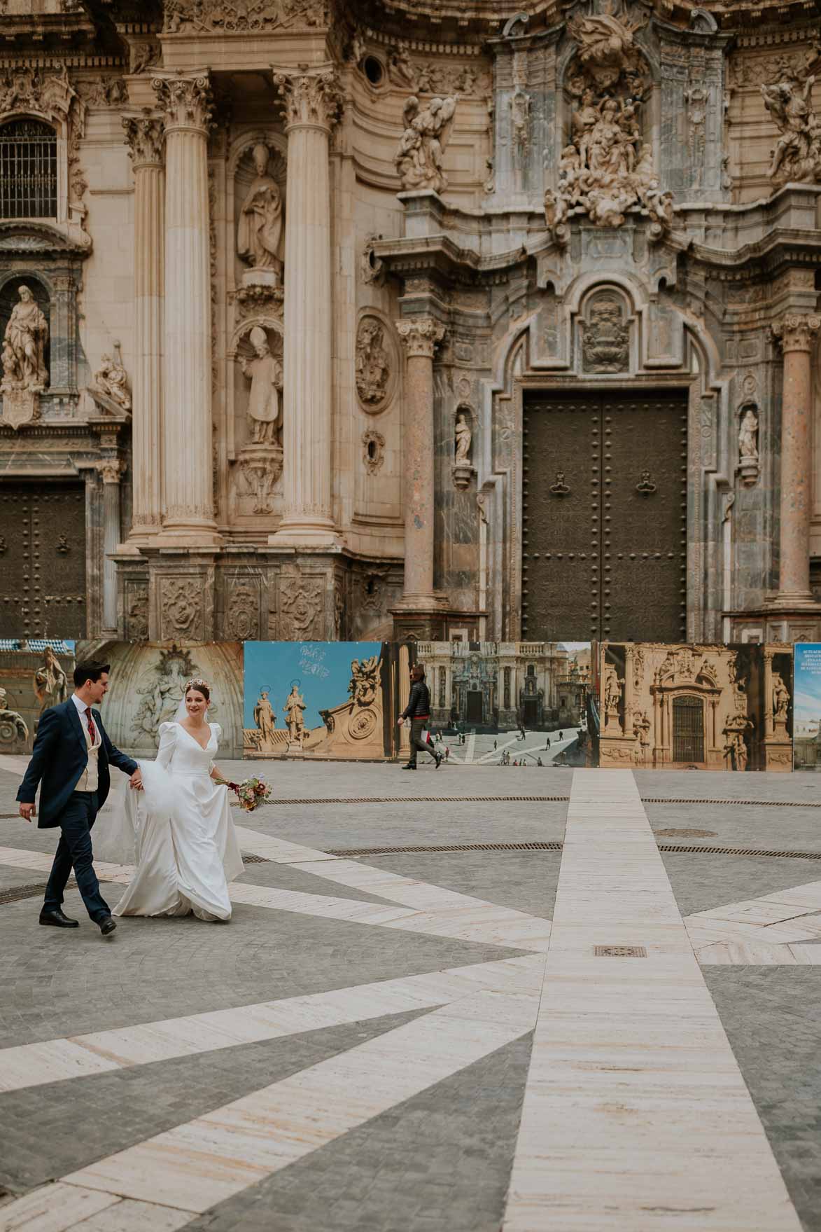 Fotos de Novios en Plaza Beluga Murcia