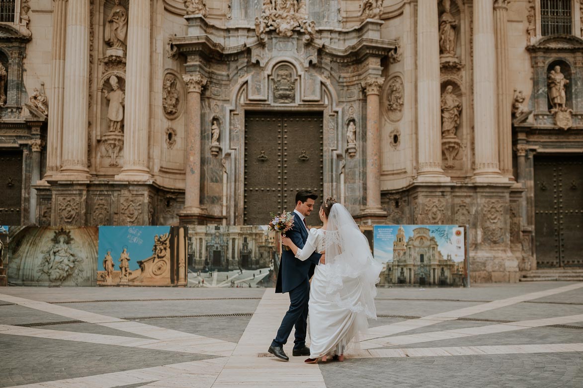 Fotos de Novios en Plaza Beluga Murcia