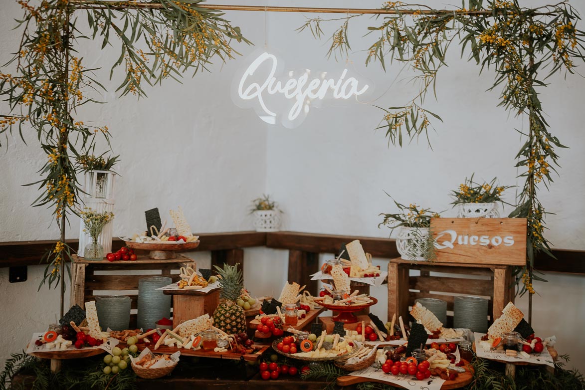 Mesa de Quesos Catering Con Pico Fino Eventos