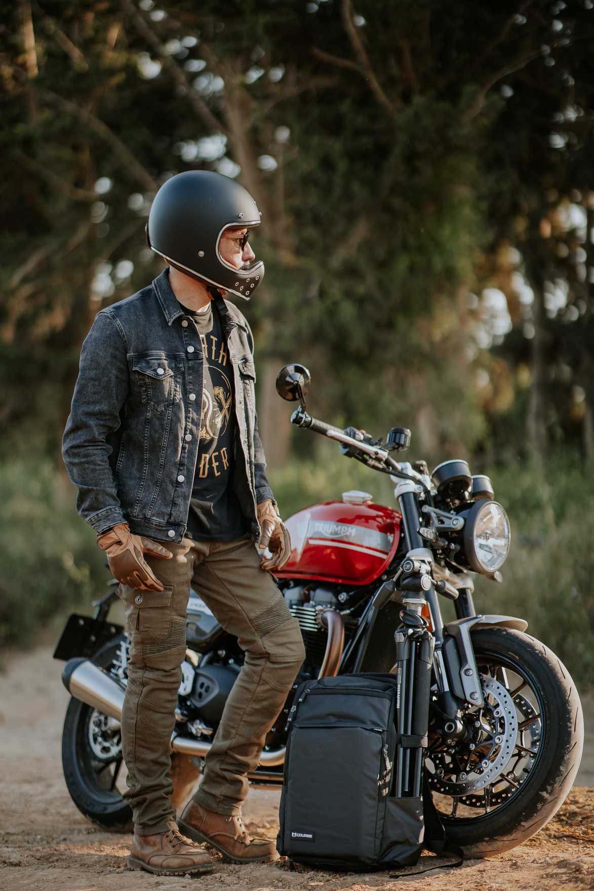 Mochila moto sales course