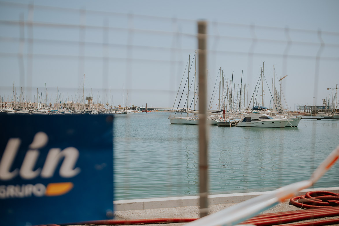 Obras en el puerto de Alicante