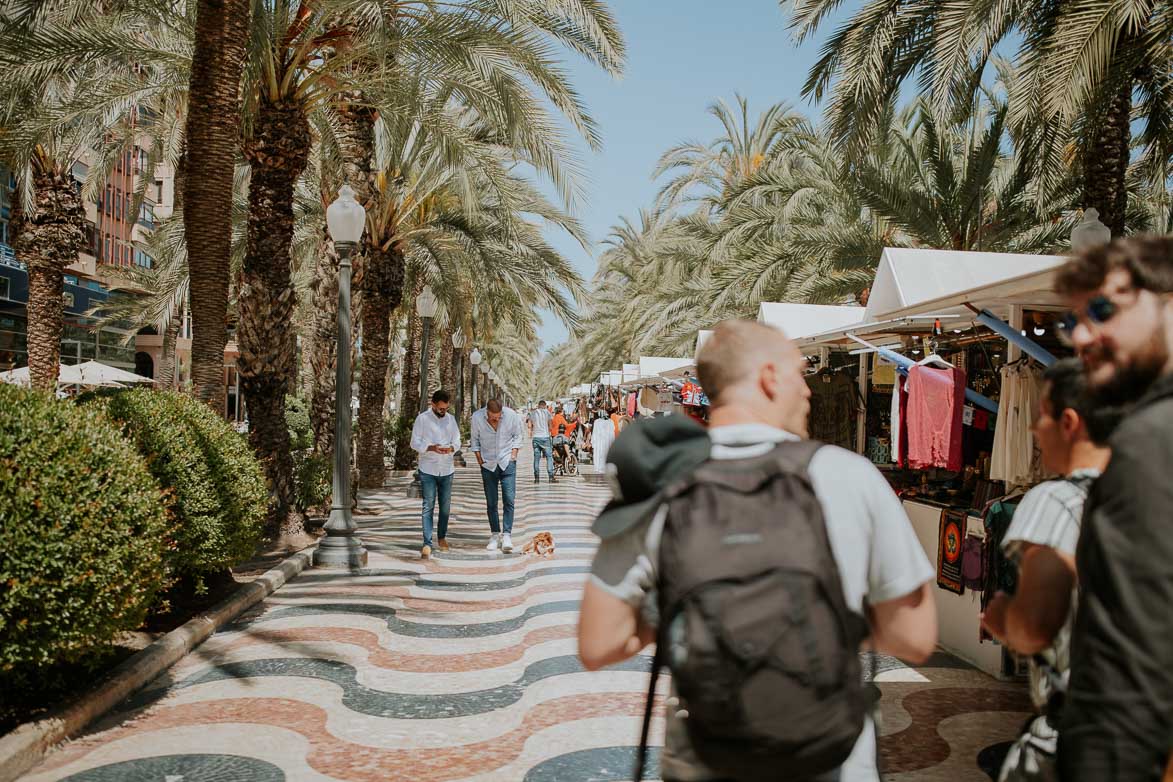 Fotografias de la explanada de Alicante