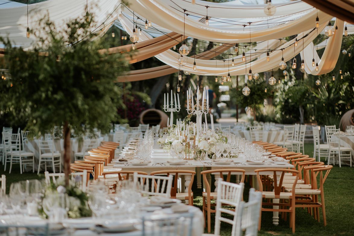 Decoración con telas para Bodas