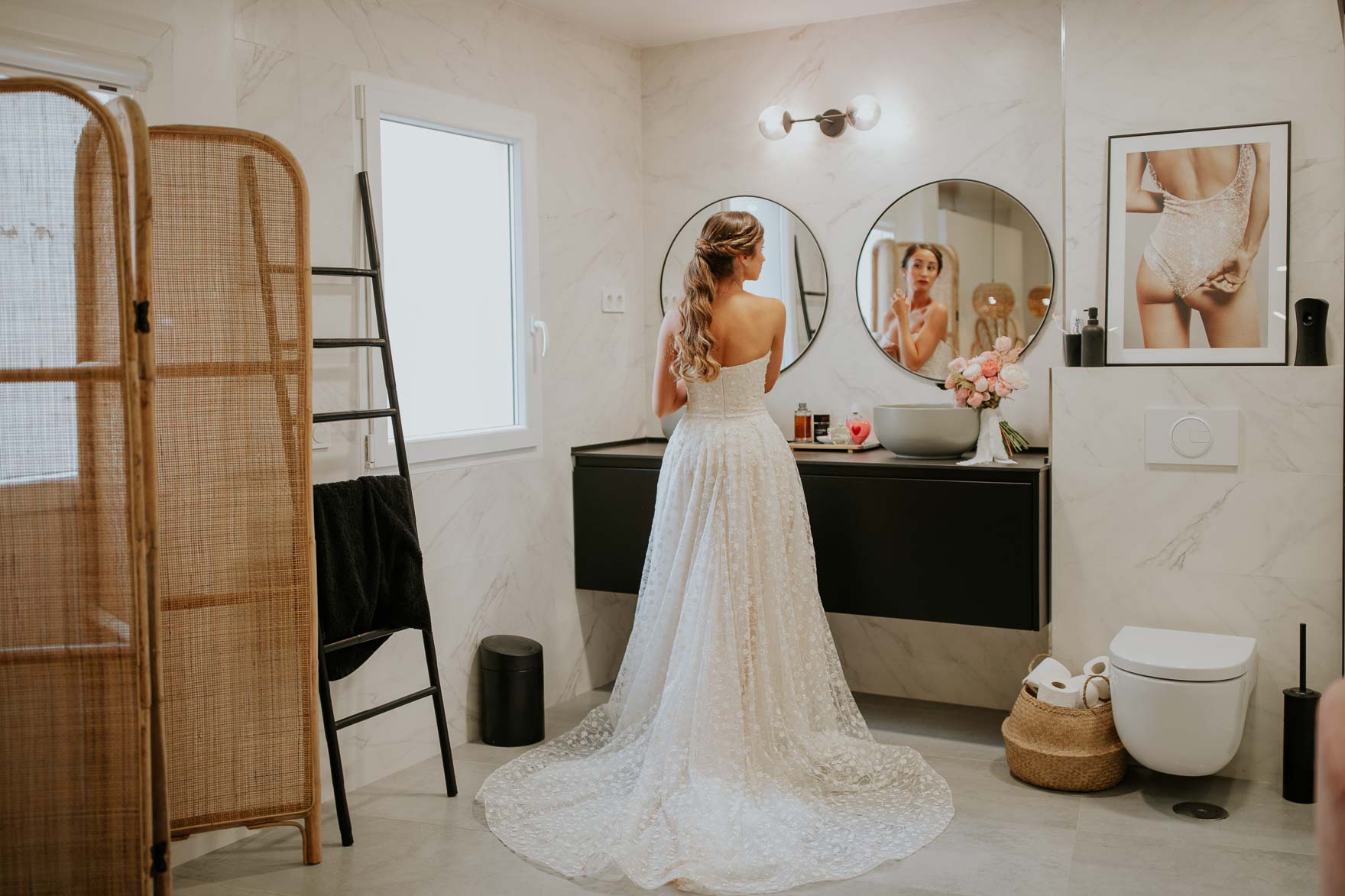 Vestido de Novia Con Glitter