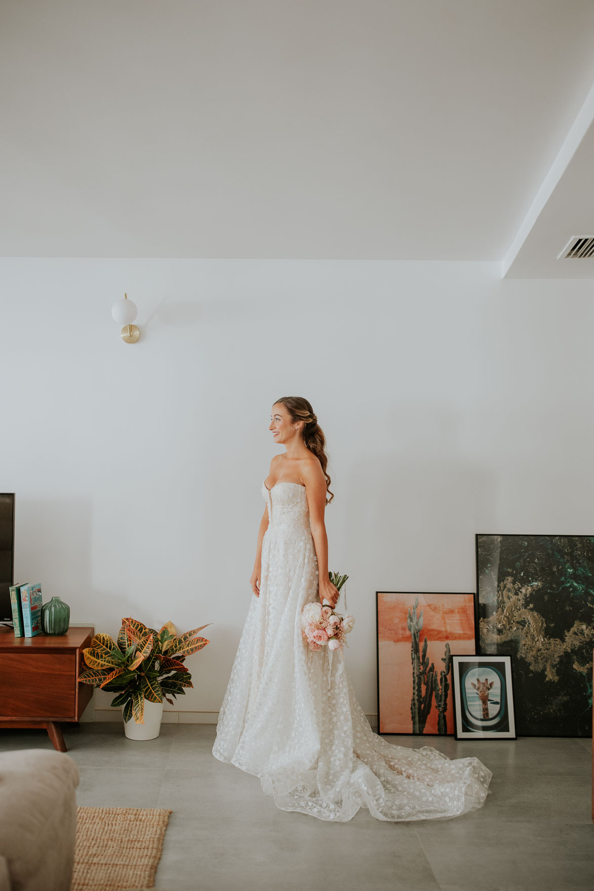 Vestido de Novia Con Glitter