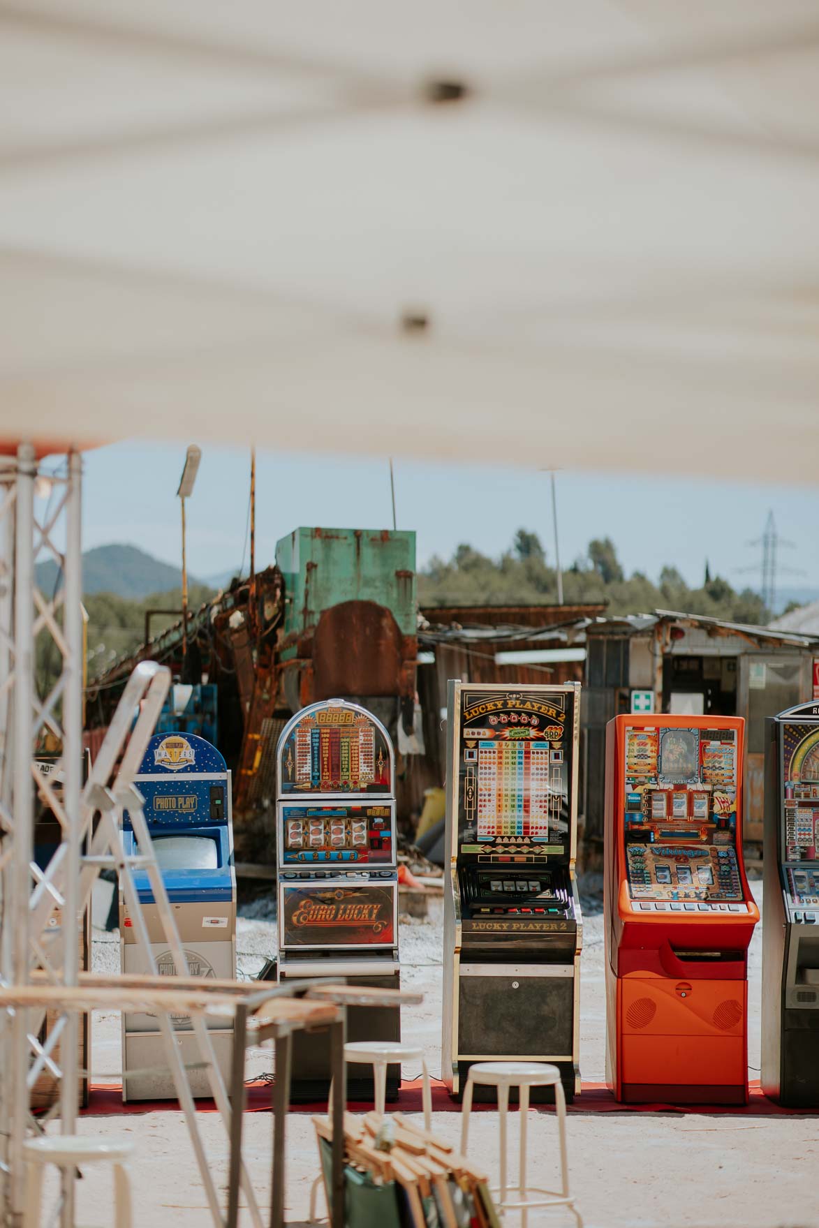 Maquinas recreativas en Bodas Locas