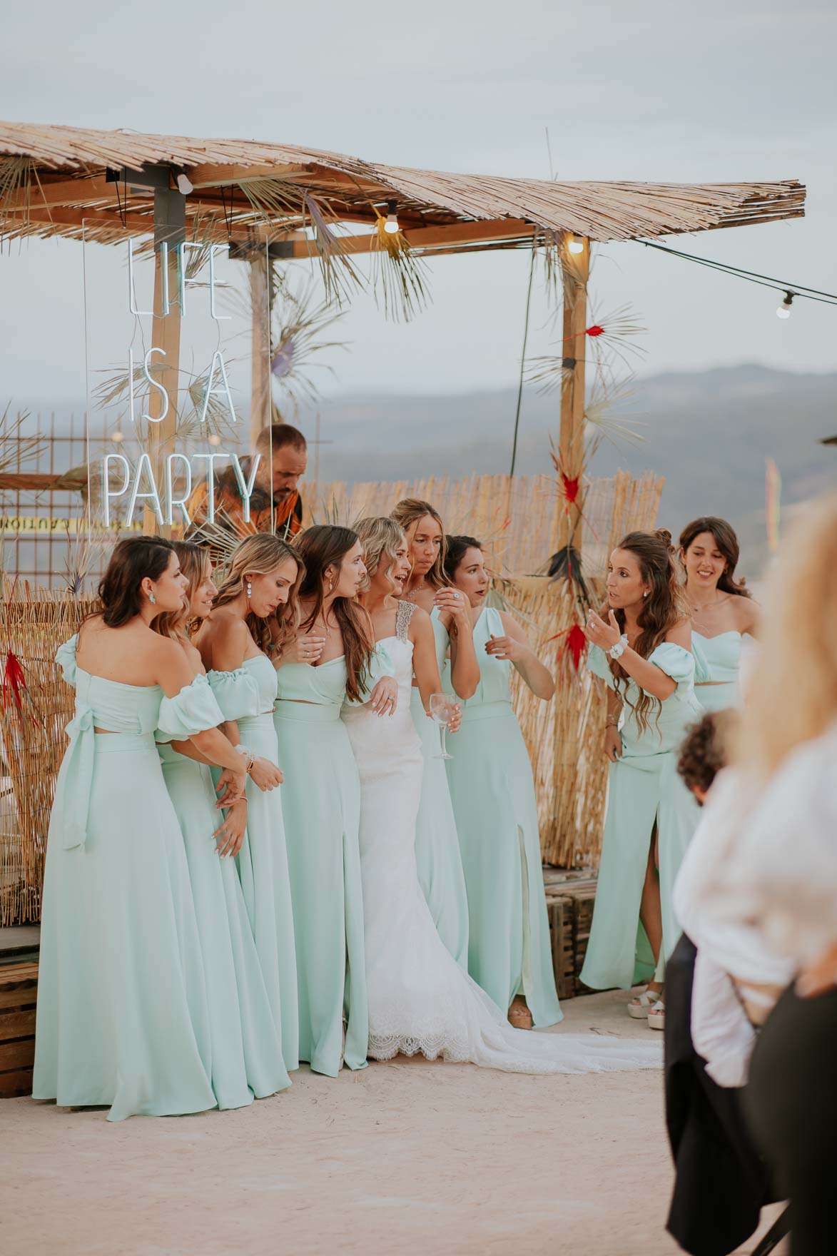 Damas de Honor color Mint Bodas