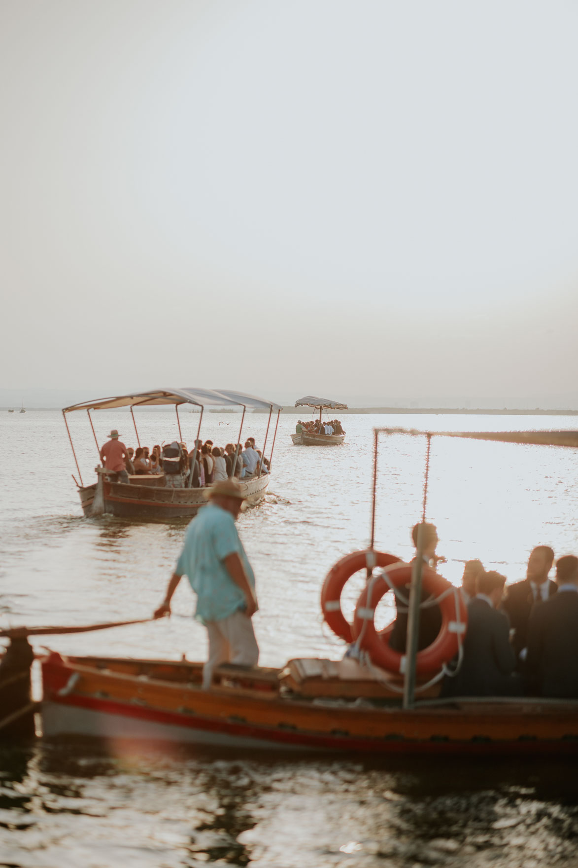 Bodas en barca por la albufera